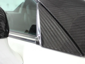 Mercedes Benz SLK Door Corner Trim Cover - Carbon Fiber - R172